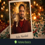 Dieciocho imágenes navideñas simples que se pueden generar con ChatGPT mediante unos pocos clics o un único prompt.