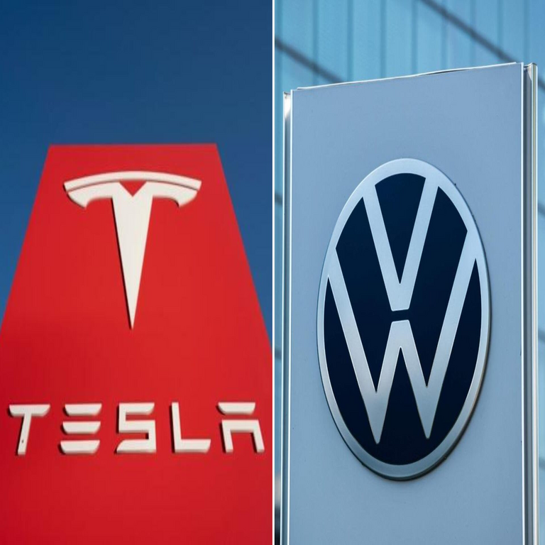 Tesla colabora con Volkswagen en tecnología para la movilidad eléctrica, con enfoque en los sistemas de carga.