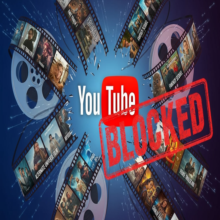 YouTube suspende canales que difundieron tráilers cinematográficos falsos generados mediante inteligencia artificial.