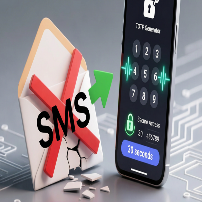 Los SMS constituyen una vulnerabilidad, y los mensajeros funcionan como espías. Migremos a TOTP y elevemos la seguridad en solo 5 minutos.