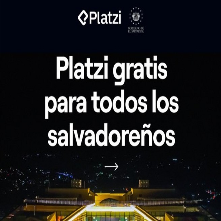 El Salvador facilita el acceso gratuito a la plataforma Platzi durante todo el año 2026.