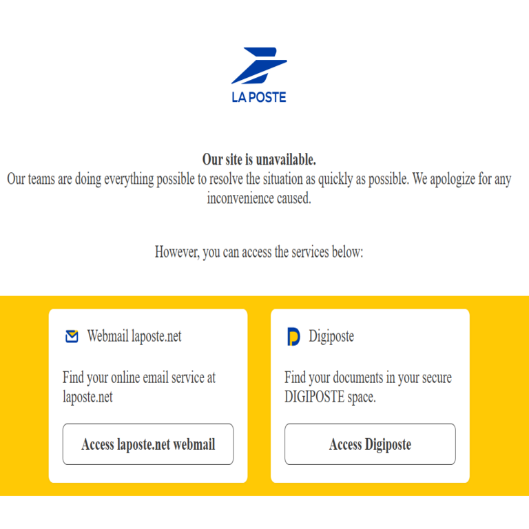 La interrupción en La Poste, provocada por un ciberataque, afecta la banca digital