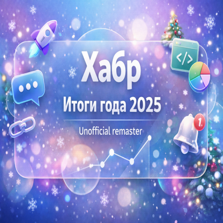 Visualicé los resultados anuales en Habr. Así es lo que obtuve.