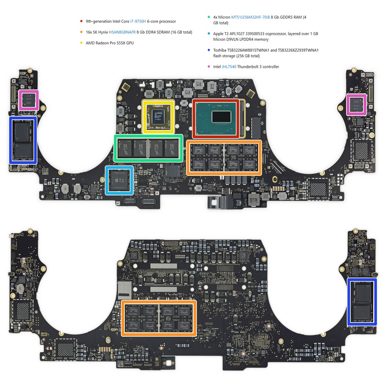 Análisis de la circuitería del MacBook Pro de 15 pulgadas, parte 2