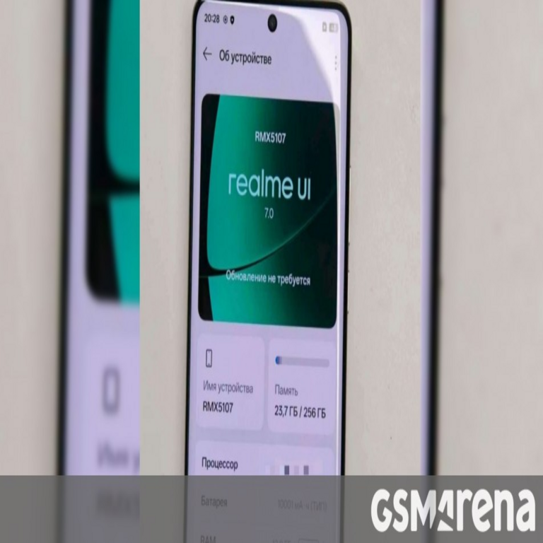Smartphone Realme RMX5107 con batería de 10000 mAh