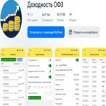 Aplicación móvil desarrollada en 1C: Rentabilidad de OFZ (exclusiva para Android)