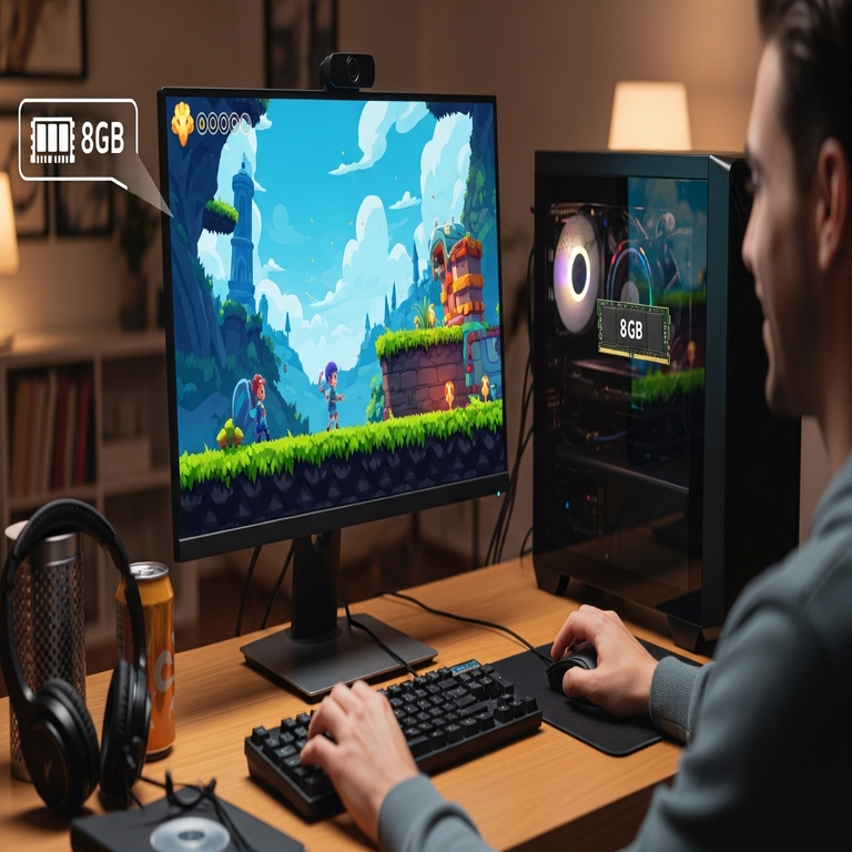 No es necesario un PC para gaming: videojuegos que operan con 8 GB de RAM