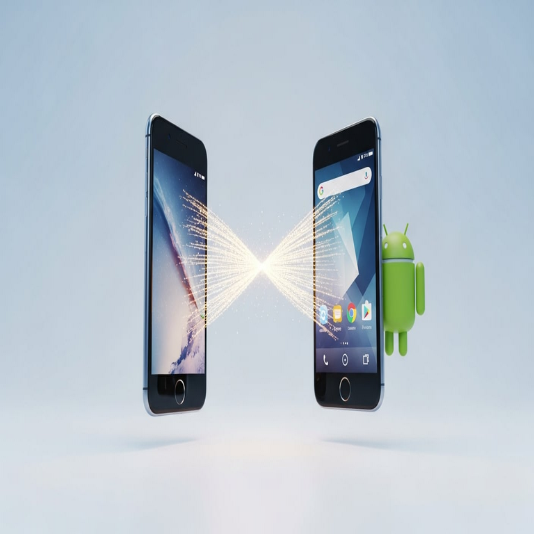 El método más sencillo para intercambiar archivos entre iPhone y Android mediante Quick Share y AirDrop