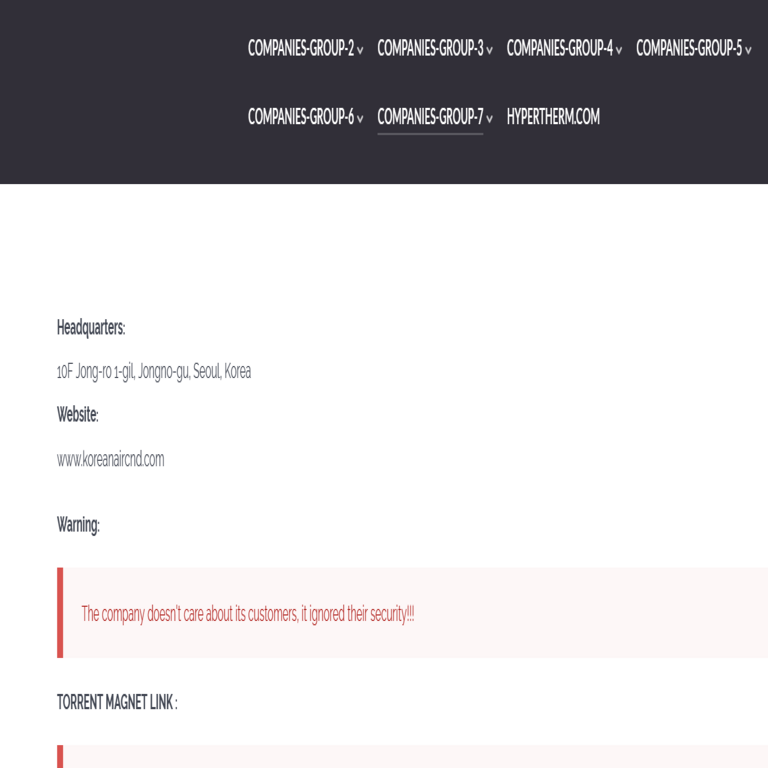 Korean Air revela una brecha de datos tras el ciberataque a su proveedor de catering y