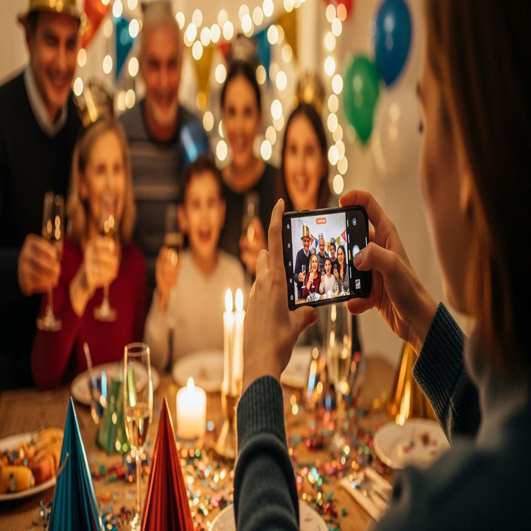 Cinco técnicas para capturar las fotografías óptimas en las celebraciones de Año Nuevo con un smartphone Android.