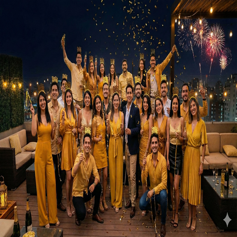 El significado de vestir una prenda de color amarillo durante las celebraciones de Año Nuevo, según la inteligencia artificial.