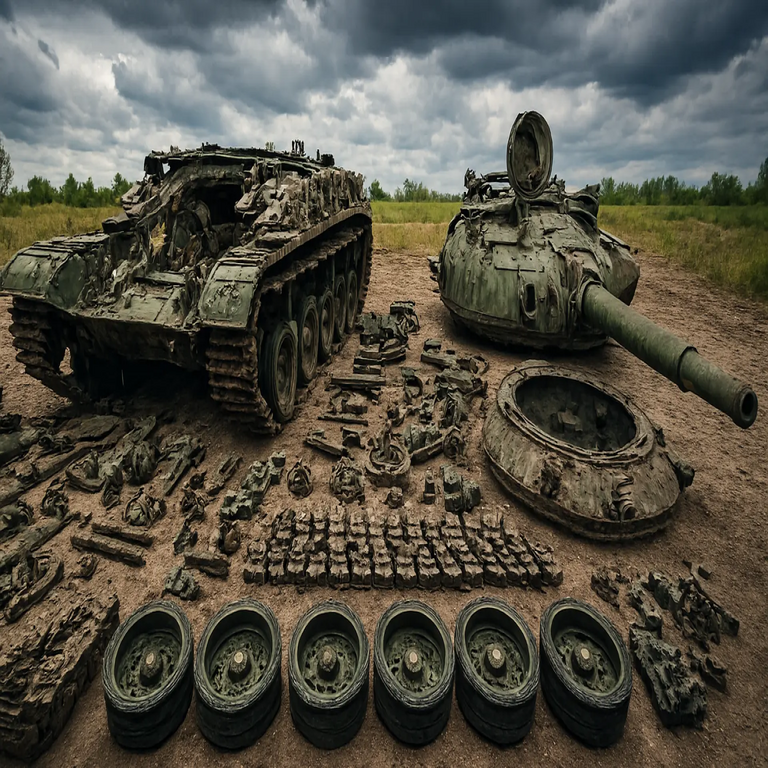 Ucrania ha desmantelado un tanque ruso componente por componente, revelando descubrimientos altamente inesperados.