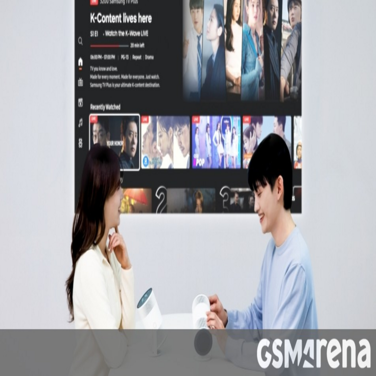 Samsung presenta el proyector portátil Freestyle.