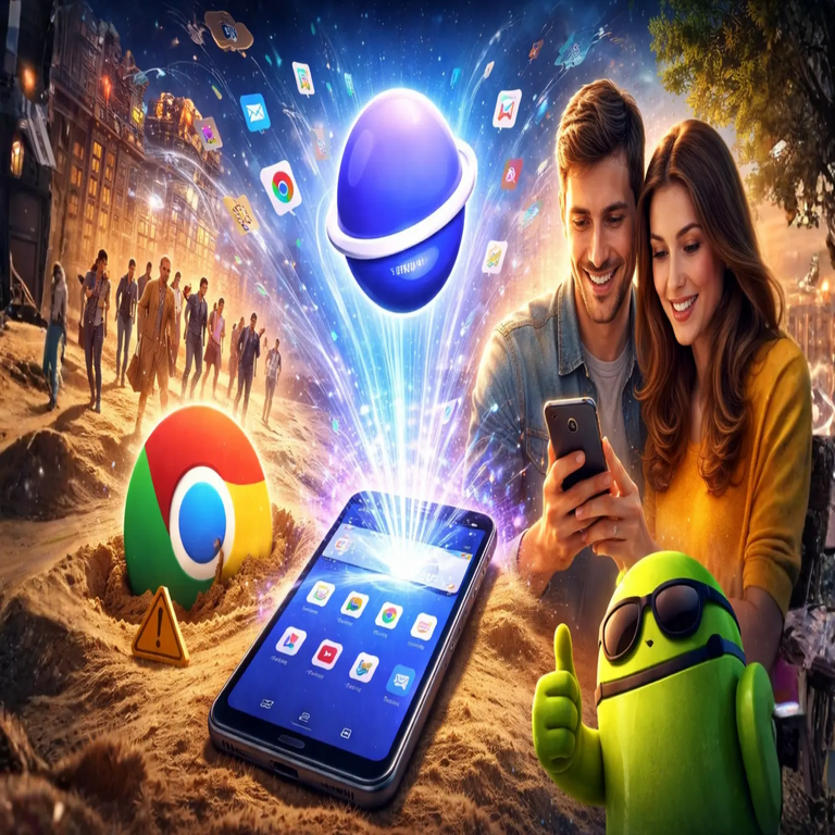 Un número creciente de usuarios opta por dejar Chrome e instalar Samsung Internet, considerándolo superior y compatible con cualquier dispositivo Android.