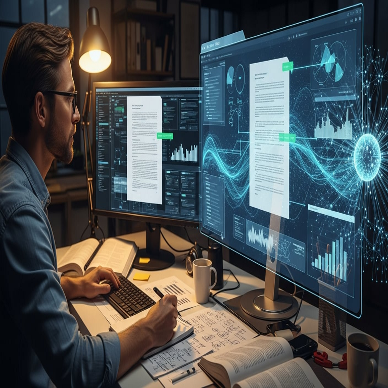 Un estudio demostró que la inteligencia artificial eleva en un 50% el volumen de artículos científicos, aunque disminuye su calidad. Un estudio demostró que la inteligencia artificial eleva en un 50% el volumen de artículos científicos, aunque disminuye su calidad.