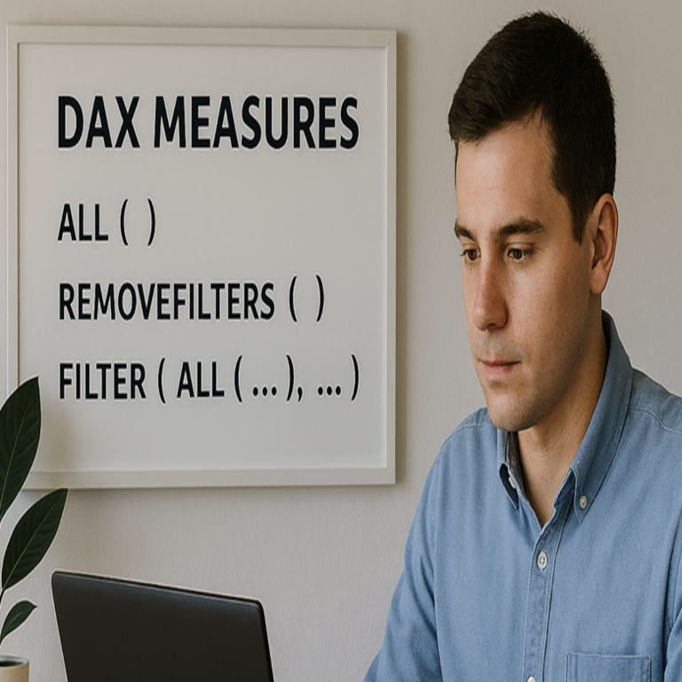 Características de ALL como modificador de la función CALCULATE y como generador de una nueva tabla en FILTER.
