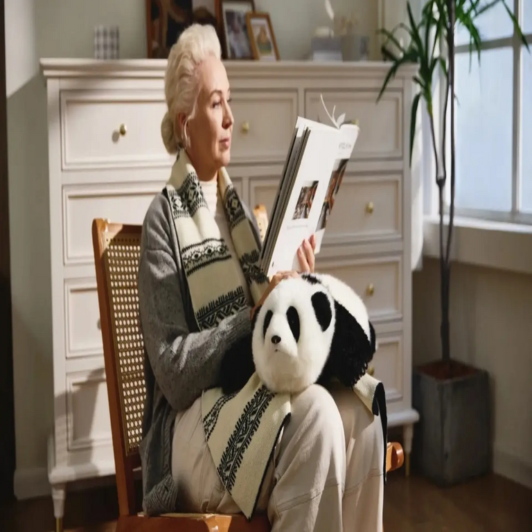 Este robot con forma de oso panda ha sido diseñado para el cuidado de personas mayores.