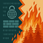 Seguridad cibernética en infraestructuras forestales inteligentes.