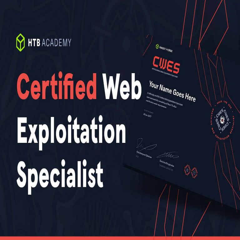 Reseña de la certificación HTB Certified Web Exploitation Specialist (HTB CWES, anteriormente CBBH) Reseña de la certificación HTB Certified Web Exploitation Specialist (HTB CWES, anteriormente CBBH)