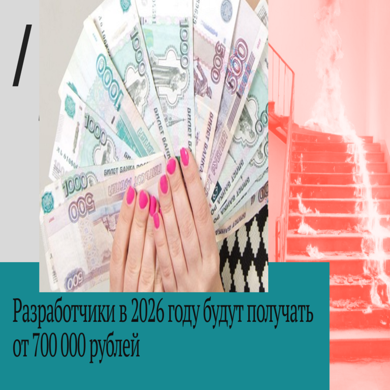 En 2026, los desarrolladores recibirán al menos 700.000 rublos, aunque existe una salvedad importante.