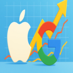 Apple cede el liderazgo: Google excede su capitalización bursátil por primera vez en años.