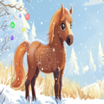 El potrillo de extremidades vellosas acelera su trayectoria con urgencia.