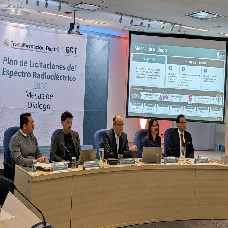 El CRT anticipa tres subastas de espectro para 2026, incluyendo la correspondiente a 5G.