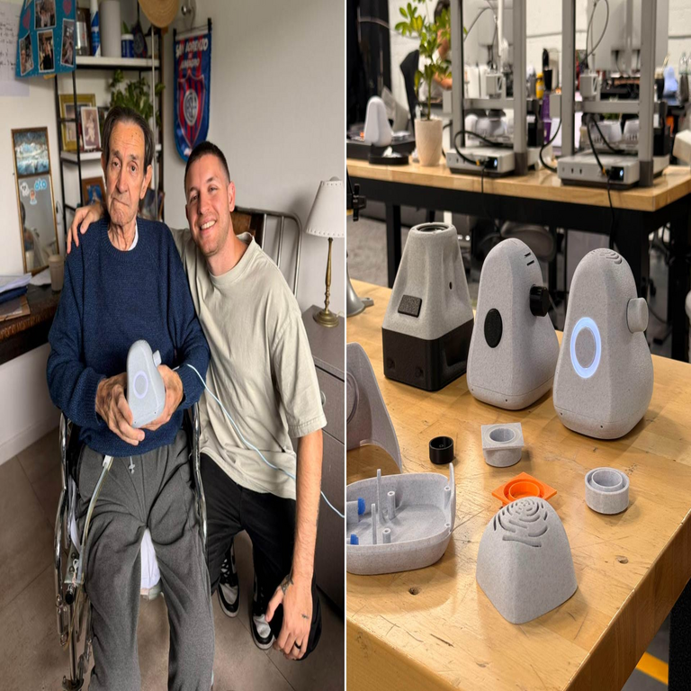 El joven que inventó un dispositivo para mitigar la soledad de su abuelo actualmente labora en Silicon Valley, y su producto se comercializará en marzo.