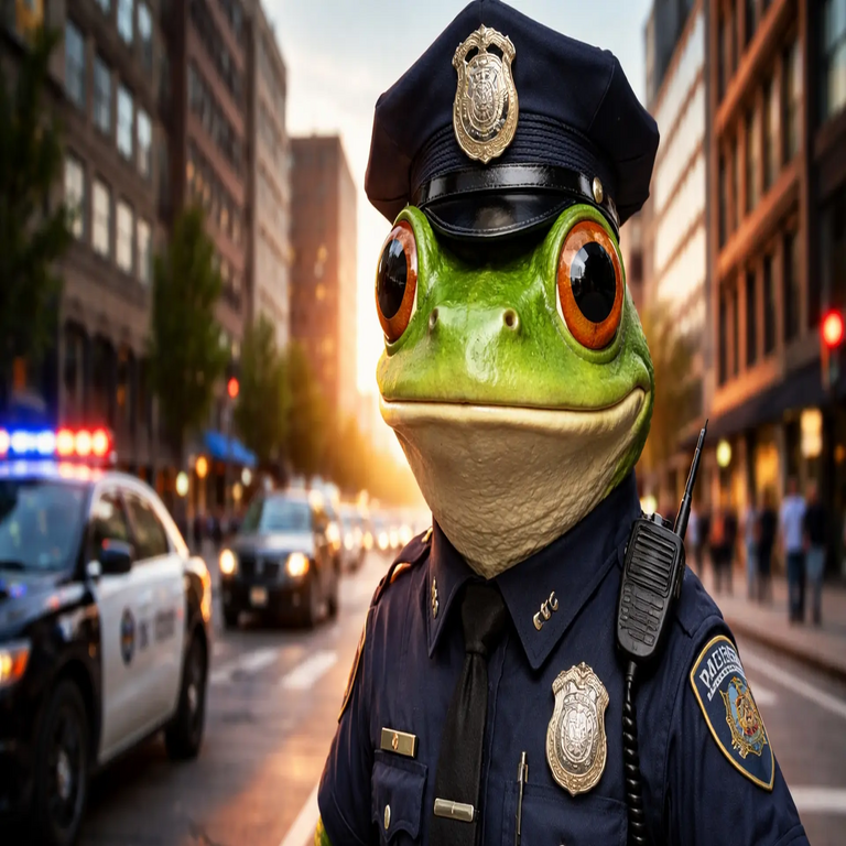 Un informe policial de Utah afirma que un agente se transformó en rana, aunque en realidad fue generado por inteligencia artificial.