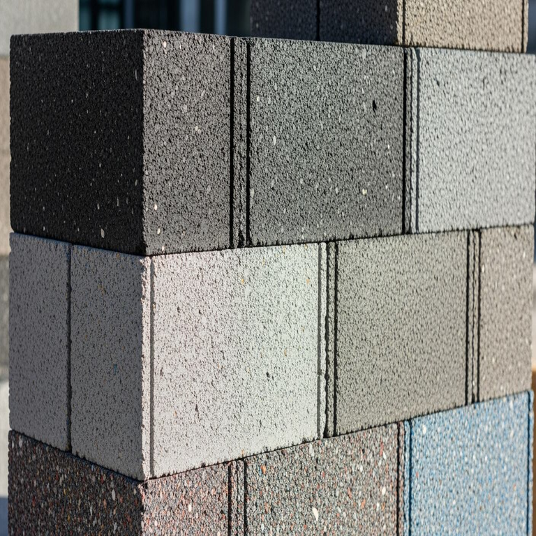 Bloques de plástico reciclado como alternativa sostenible al concreto en áreas vulnerables a inundaciones.