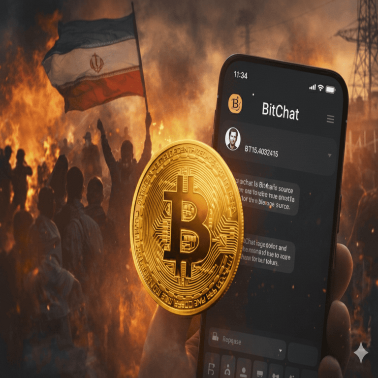 El apagón de internet en Irán impulsa a la población hacia la plataforma Bitchat.