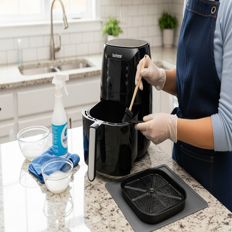 Guía para la limpieza de la freidora de aire según las indicaciones de los fabricantes