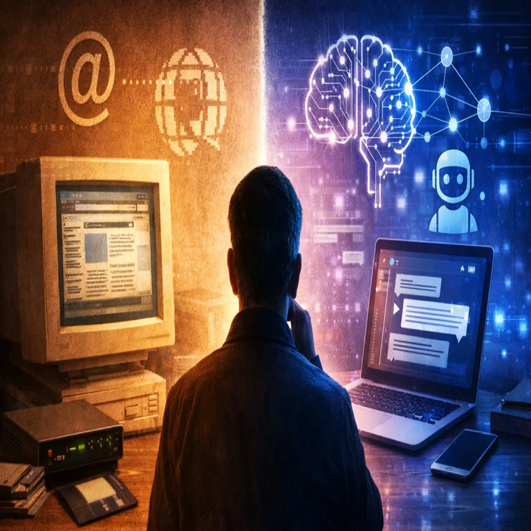 El temor a la inteligencia artificial no es un fenómeno reciente, ya que hace tres décadas se expresaban idénticas inquietudes sobre Internet, con las mismas palabras exactas.