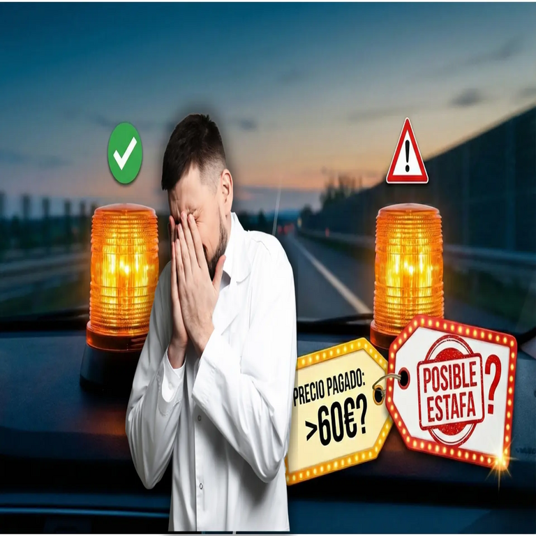 ¿Cuál ha sido el costo de su baliza V16? Si ha incurrido en este precio, es altamente probable que haya sido víctima de una estafa.