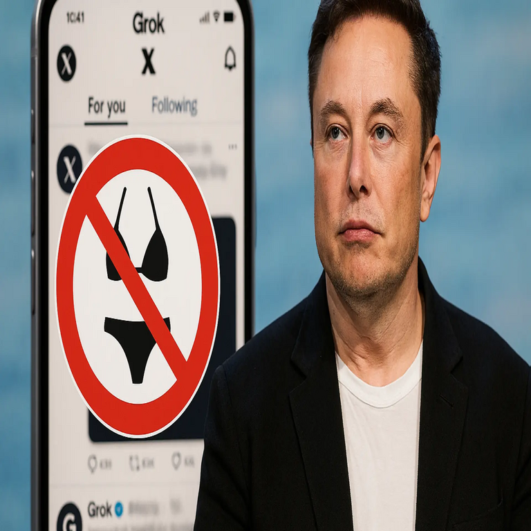 Grok prohíbe la creación de imágenes semidesnudas: la inteligencia artificial de X responde a las críticas y controversias legales.