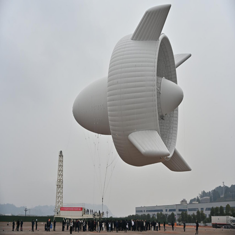 China innova en la energía eólica con una turbina flotante de diseño aerodinámico tipo dirigible que produce 3 MW y opera a una altitud de 2.000 metros.