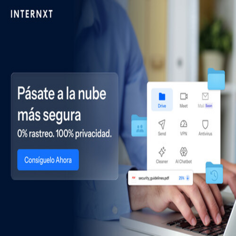 Internxt regresa con ímpetu mediante su oferta destacada: 1 TB de almacenamiento en la nube, VPN y antivirus por 16 euros anuales.