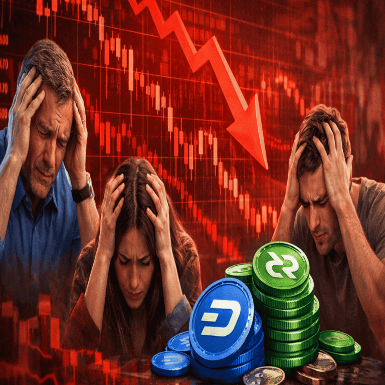 Las criptomonedas enfrentan un intenso declive marcado por una tendencia bajista dominante.