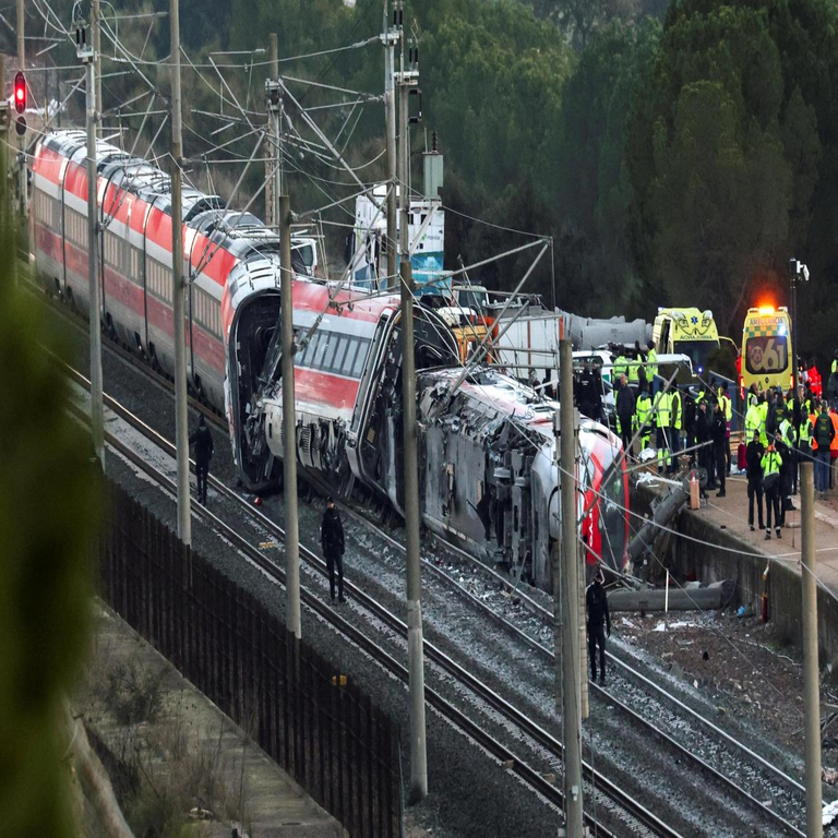 Funcionamiento del sistema que asegura el tren en los rieles: medidas de seguridad para prevenir descarrilamientos.
