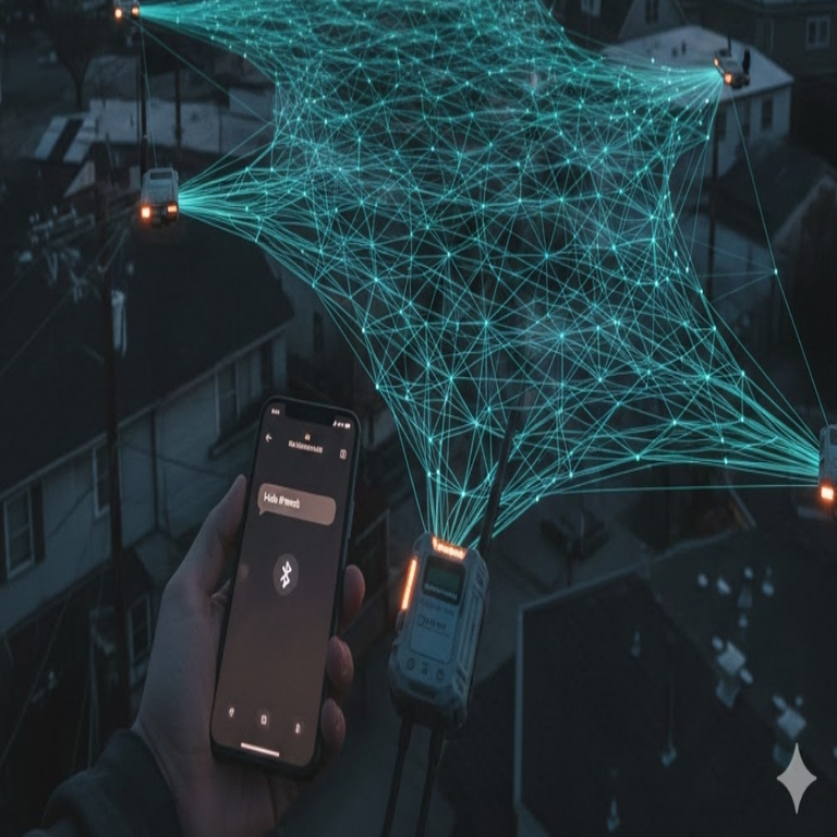 ¿Sin cobertura? Bitchat y MeshCore desarrollan una red de comunicaciones a gran escala.