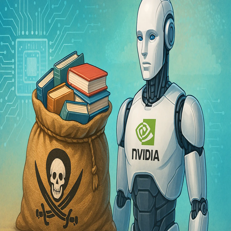 Nvidia enfrenta acusaciones por la piratería de millones de libros empleados en el entrenamiento de su inteligencia artificial.