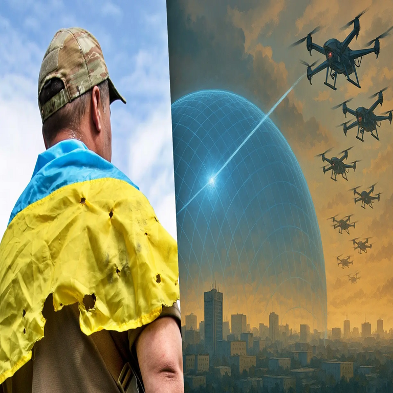 Ucrania desarrollará un sistema de cúpula antidrones para interceptar enjambres de drones rusos durante su aproximación.