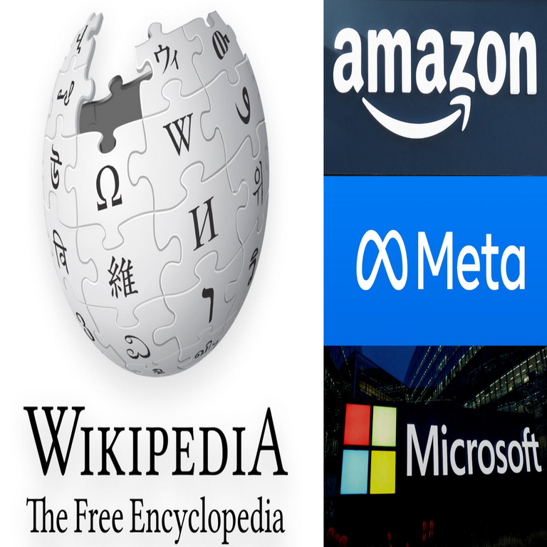 Wikipedia establece alianzas con Amazon, Meta y Microsoft para proveer contenido a compañías de inteligencia artificial.