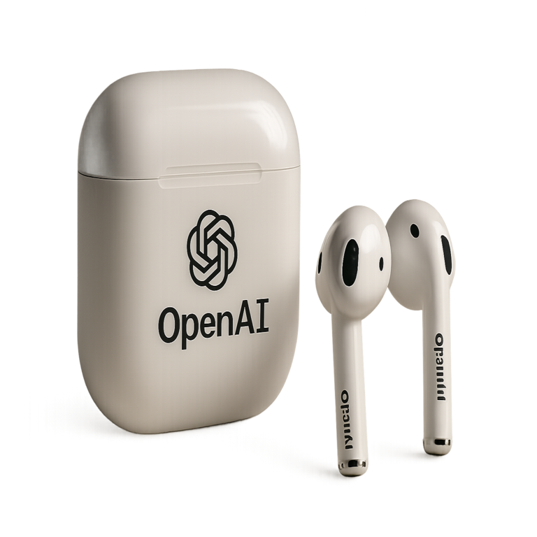 Indicios recientes sobre el primer dispositivo de OpenAI: auriculares integrados con inteligencia artificial.