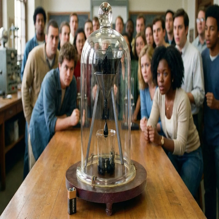 El experimento de mayor duración en el mundo: tan solo han caído 9 gotas en 96 años.