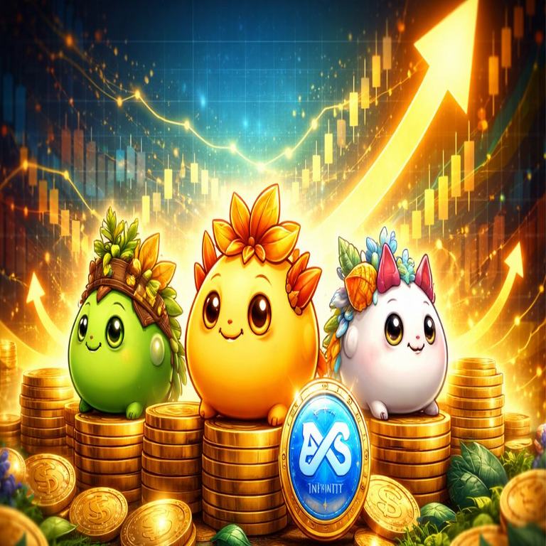 Axie Infinity regresa con un nuevo sistema que impulsa su token un 200%.
