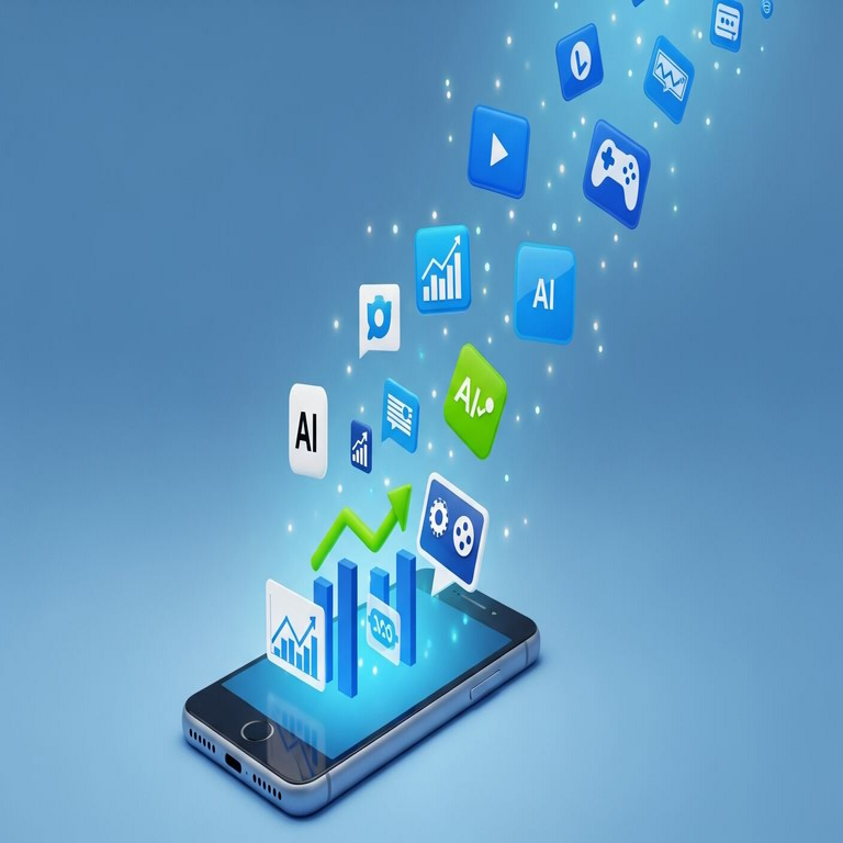 En 2025, las aplicaciones móviles generaron mayores ingresos que los videojuegos para dispositivos portátiles, con la inteligencia artificial desempeñando un papel fundamental en este fenómeno.