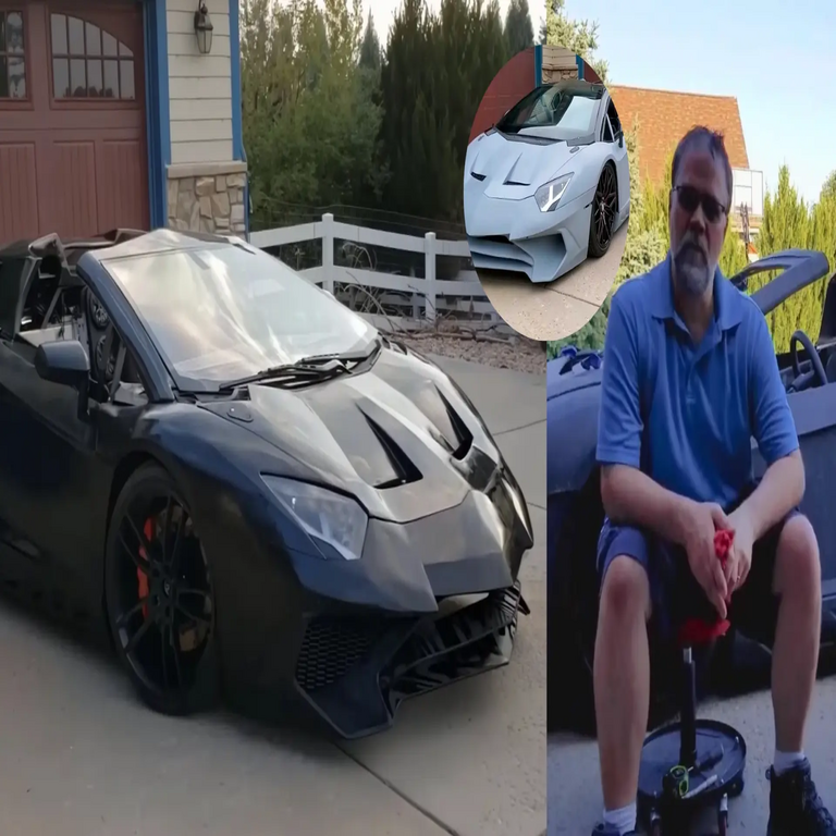 Construye un Lamborghini mediante impresión en 3D en su jardín y declina una oferta sustancial cinco veces superior al costo total incurrido.