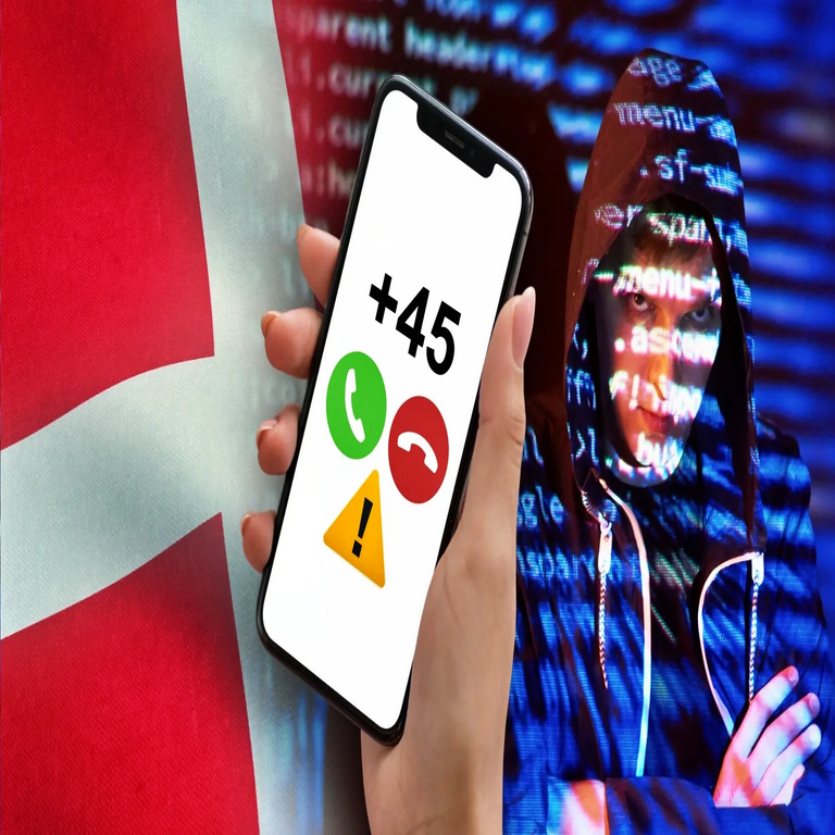 Llamadas entrantes de números con prefijo +45: Identificación del origen en Dinamarca y motivos de preocupación asociados.