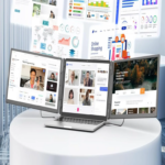 Mejora tu eficiencia con este monitor portátil extensible de 15,6 pulgadas en resolución Full HD.